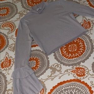 Fashion Nova Flare sleeve belly top